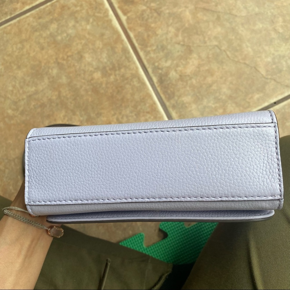 NWOT Tory Burch Mini Carter Pebble Leather Crossbody - Picture 7 of 12